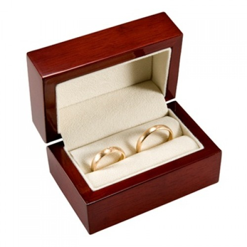 Wooden jewelry ring boxes 16010