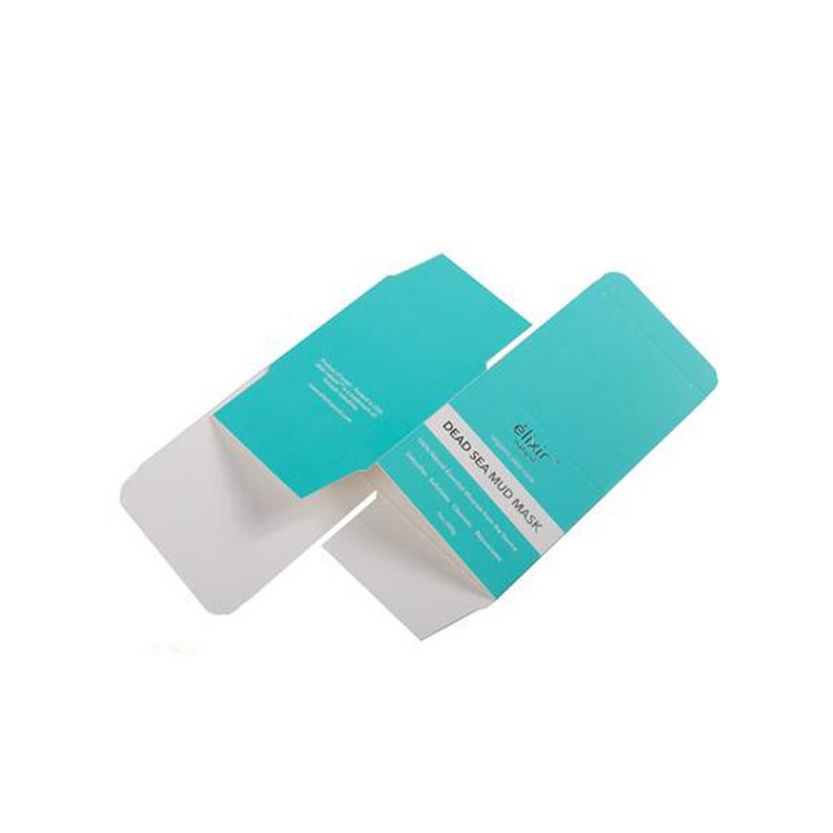 Folding cosmetic packaging skincare box 12179