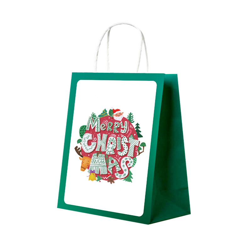 Christmas gift bag gift bag Christmas Eve cartoon elderly packaging bag 35110